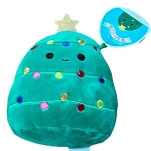 Squishmallows 5" Carol Christmas Tree NWT Kellytoy‎ 2021 Squishmallows Holiday